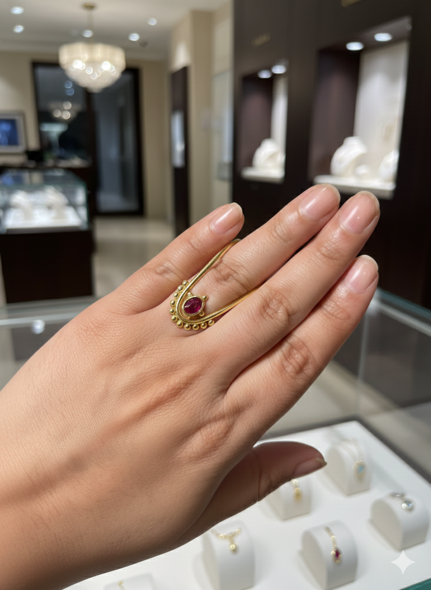 Ruby Vanki Ring