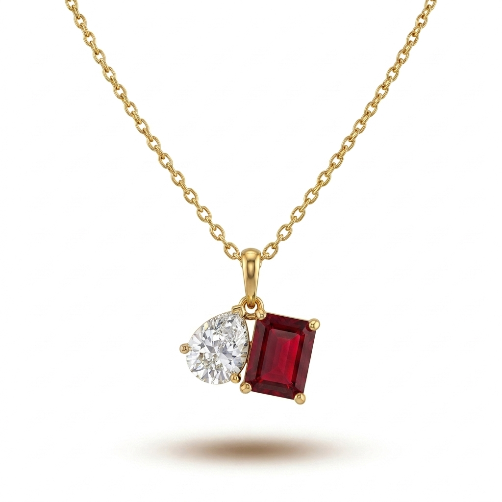 Gemstone Toi Et Moi Chain