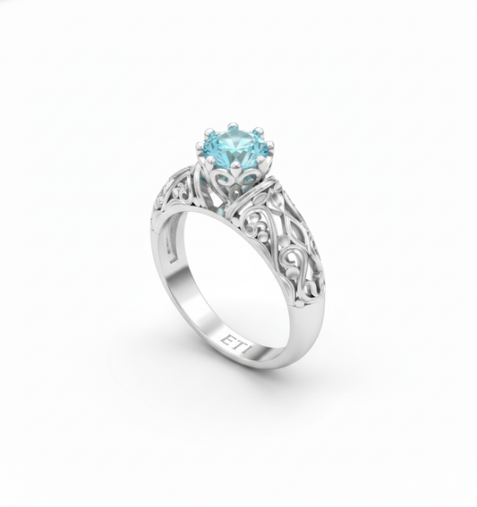 Aquamarine Ring