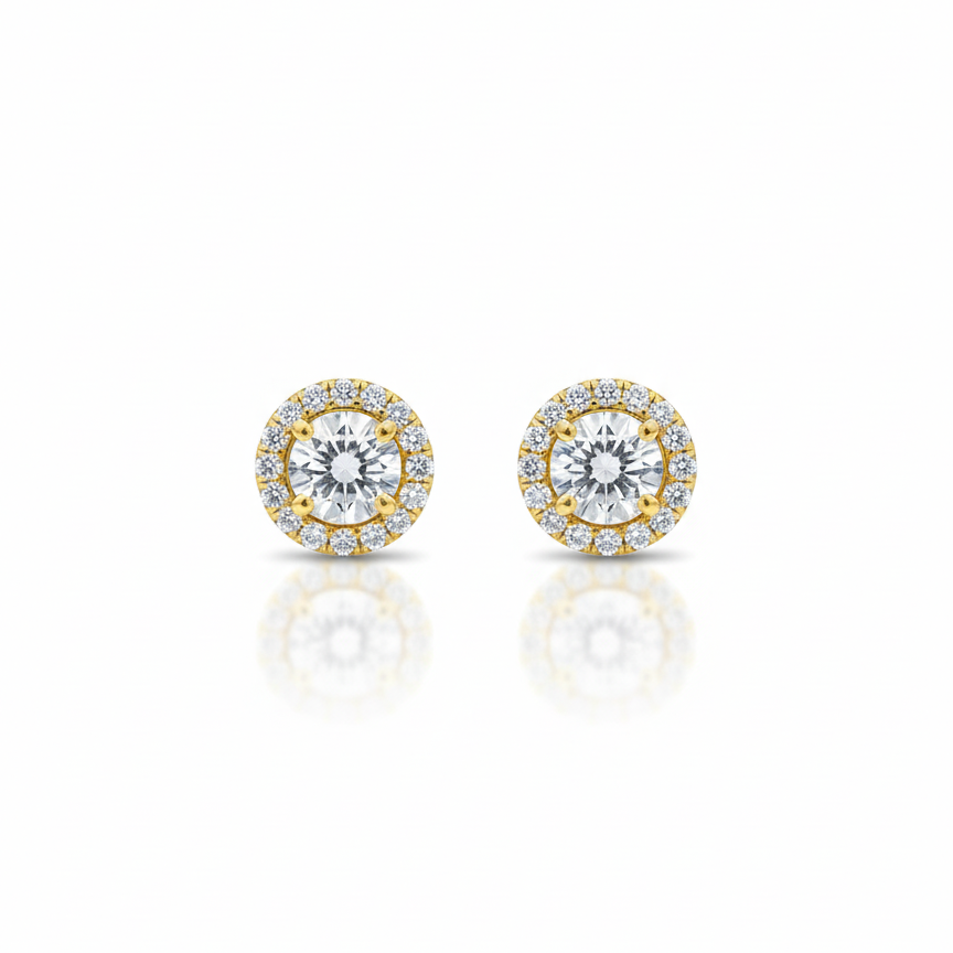 Minimal Halo Earrings