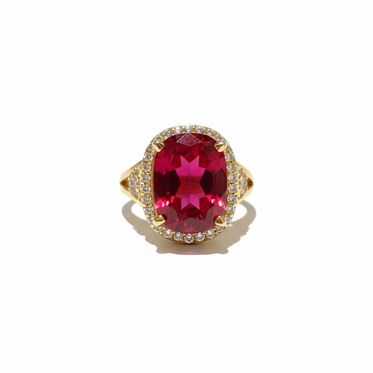 Sterling Silver Ruby ring