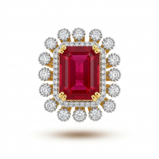 Bird Ruby Ring