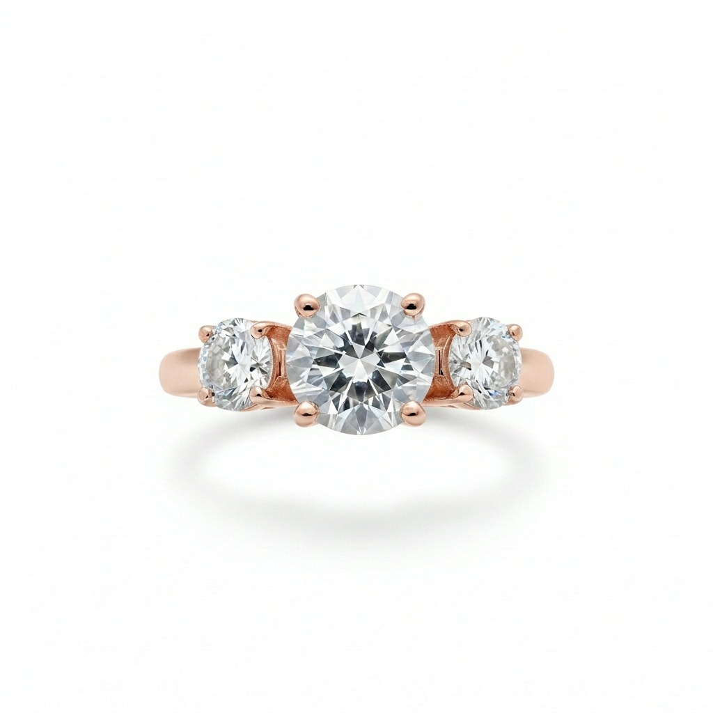 Triplet Diamond Ring
