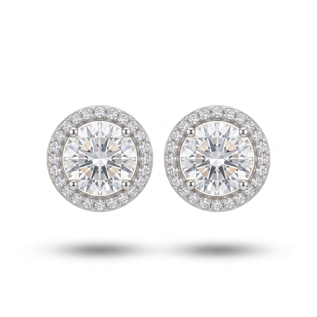 Detachable Earrings - 2 carats