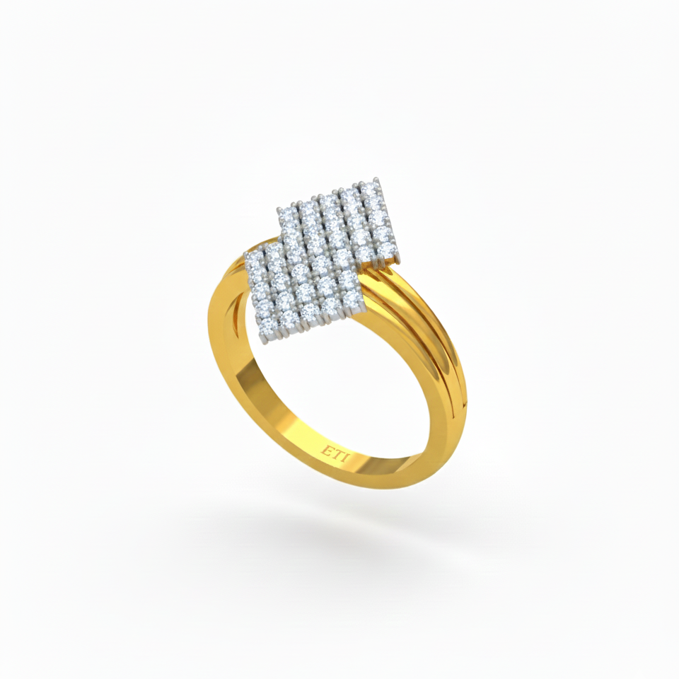 Cluster Diamond Ring