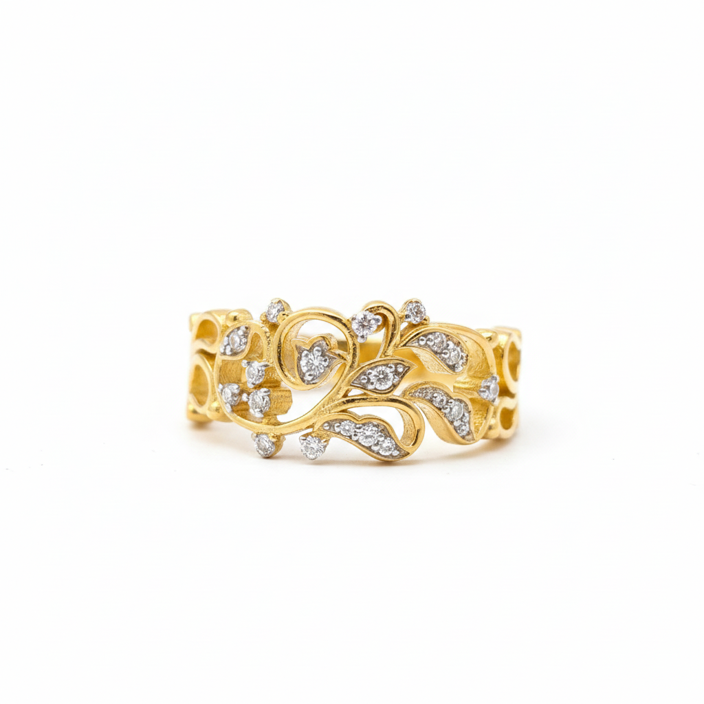 Floral Band Ring