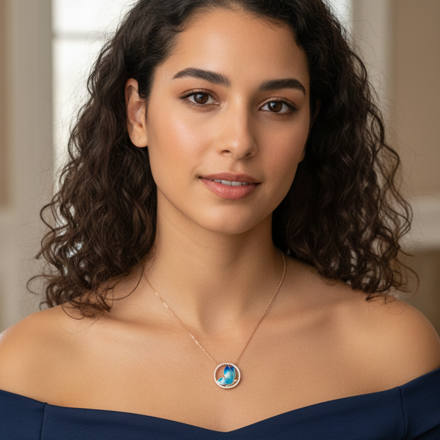 Butterfly Pendant Chain