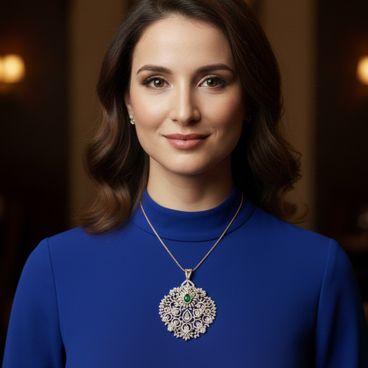 Swadha Floral Pendant