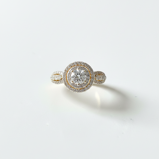 Diamond glow ring