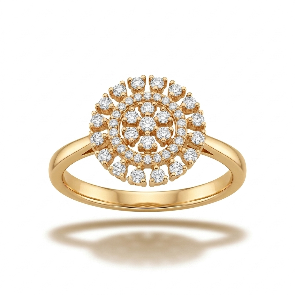 Round radiance Ring