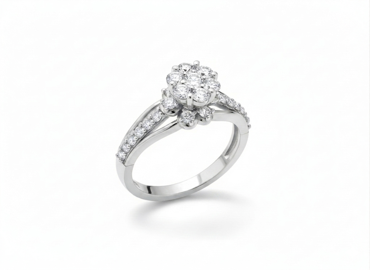 Precious Floral Ring