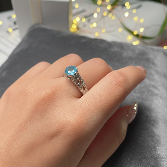 Aquamarine Ring
