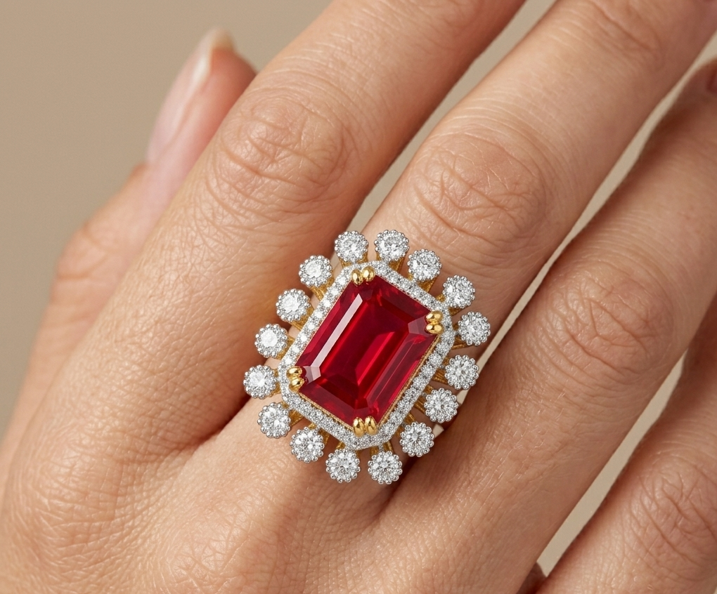 Bird Ruby Ring