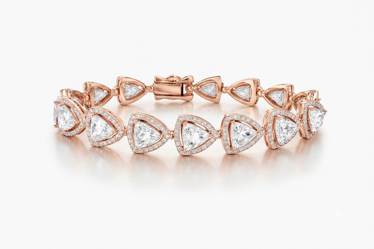 Trillion Tennis Bracelet