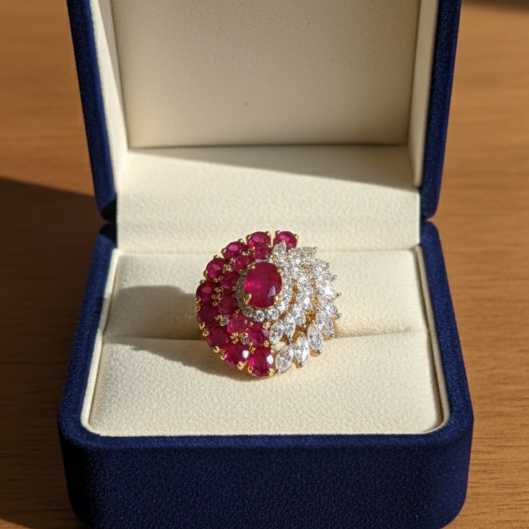 Ruby Marquise Ring