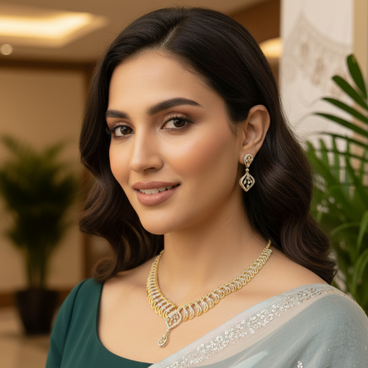 Elegant Tear Drop Necklace