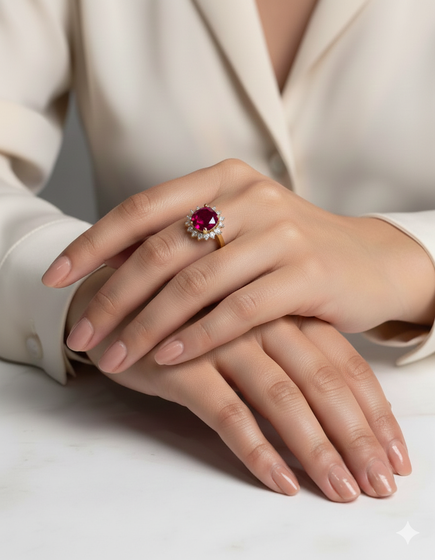 Round Diana Ring