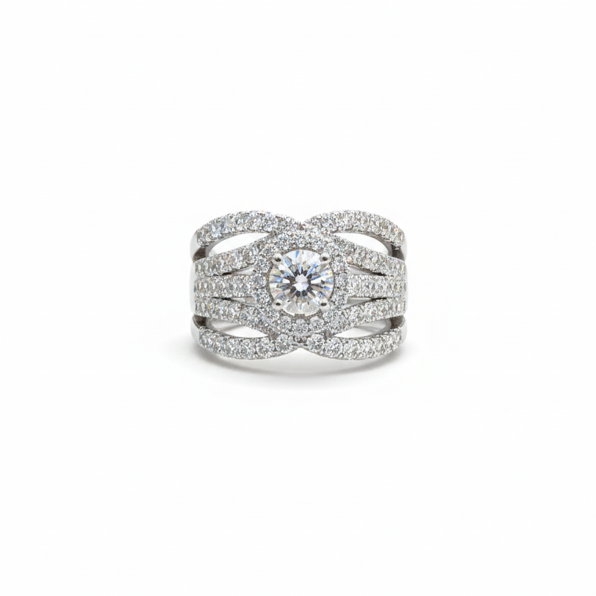 Cluster Diamond Ring