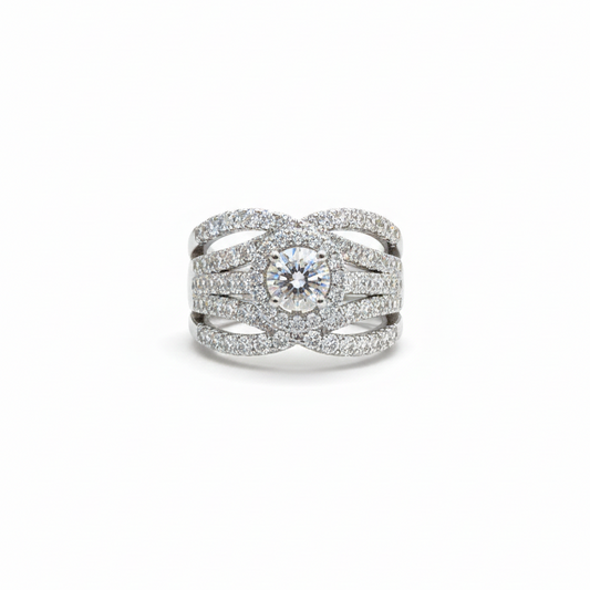 Cluster Diamond Ring