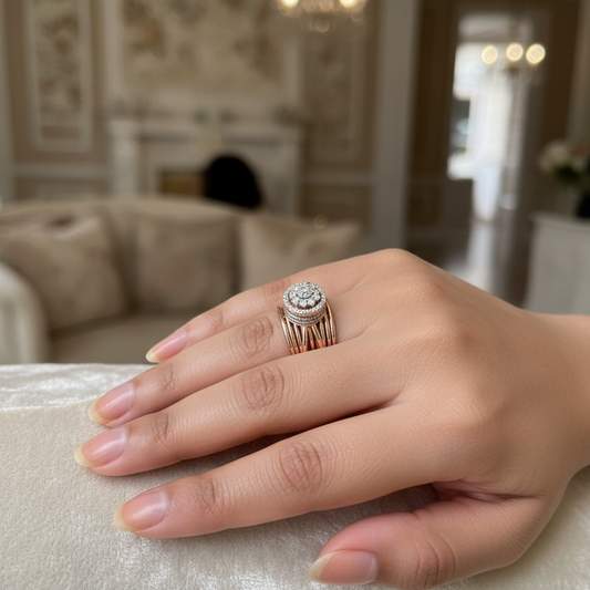 Diamond on the Top Ring