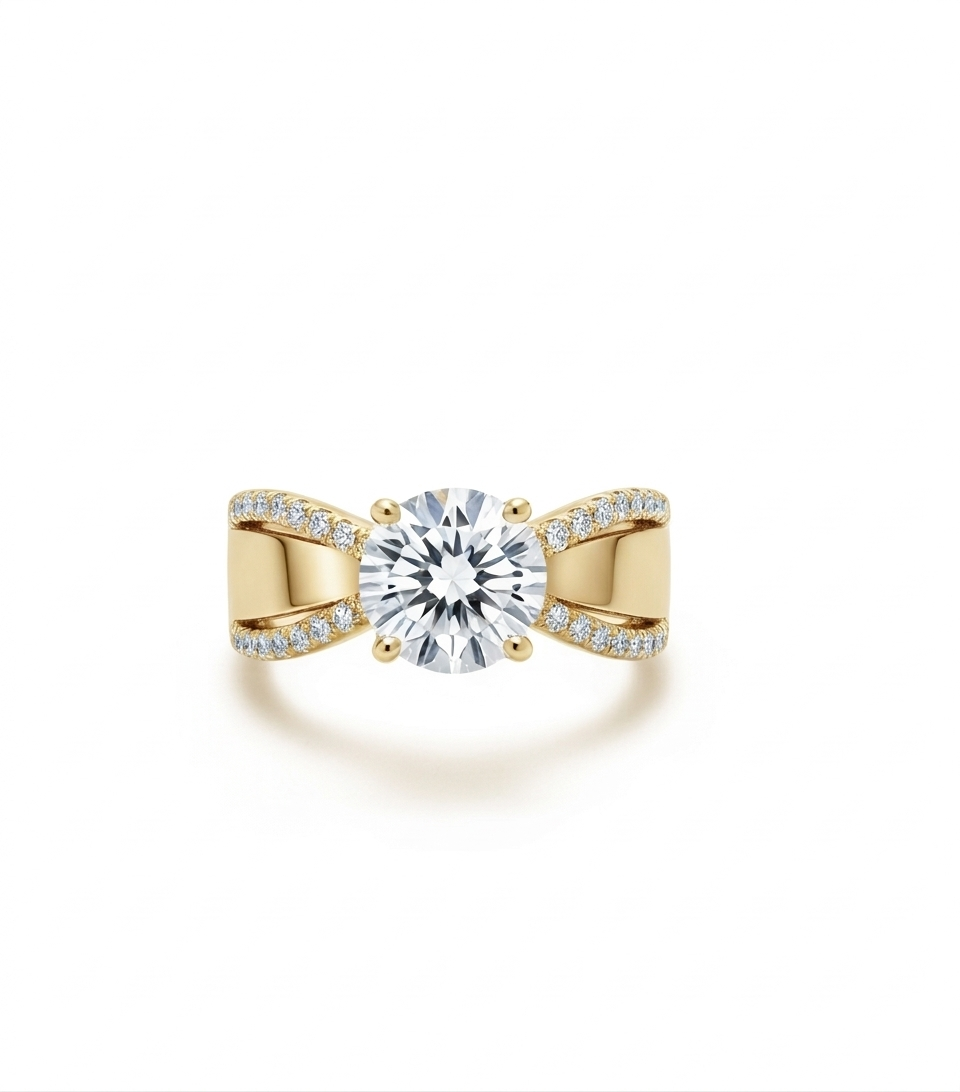 Lusture Solitaire Ring