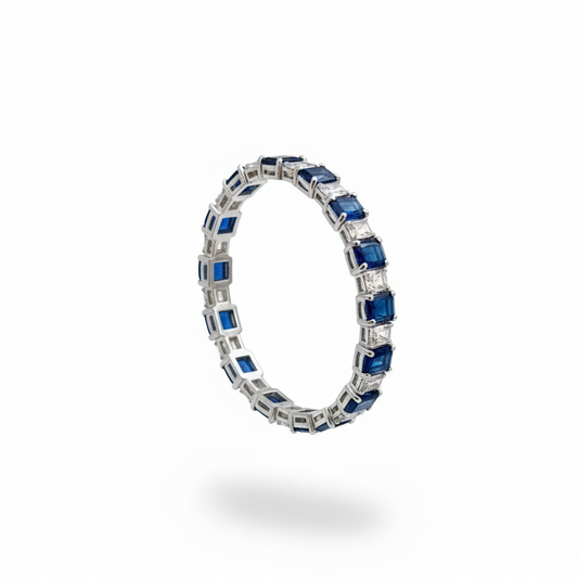Blue Sapphire Openable Bracelet
