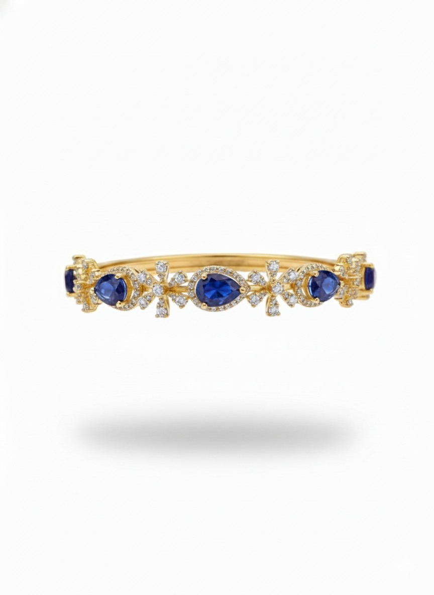 Gold Gemstone Bracelet