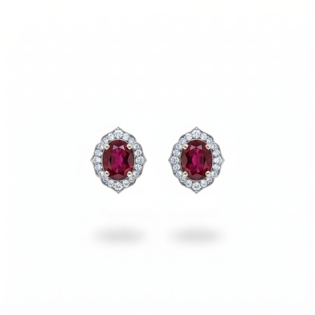 Ruby Love Earrings