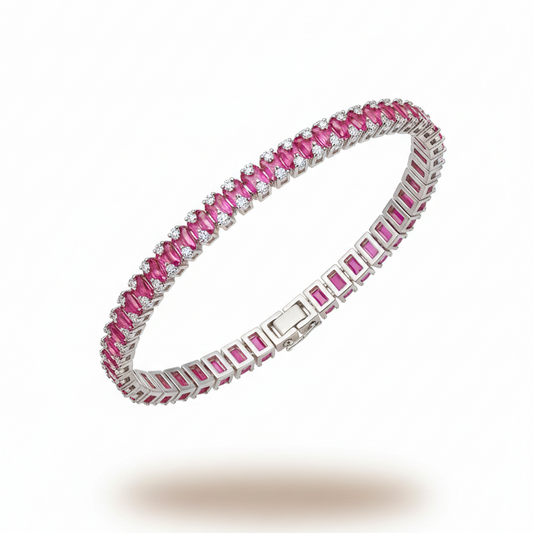 Ruby Tennis Bracelet