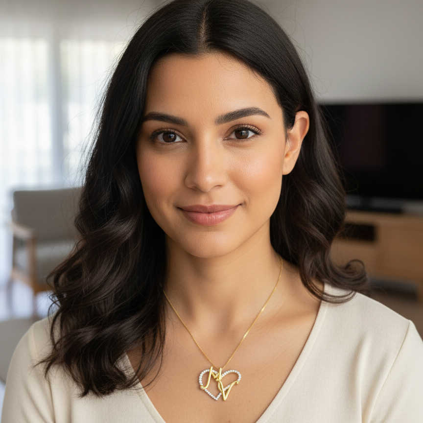 Giant Initial pendant chain