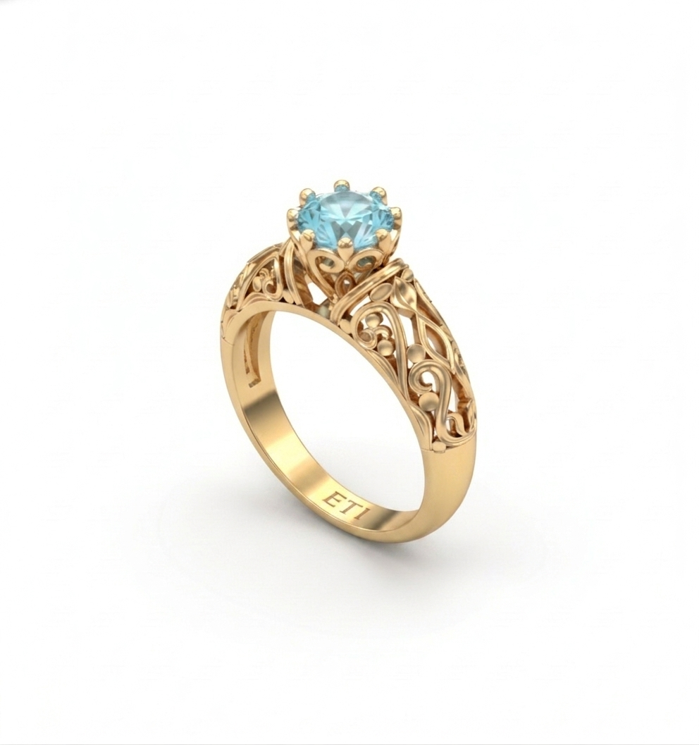 Aquamarine Ring