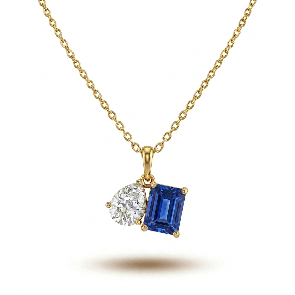 Gemstone Toi Et Moi Chain