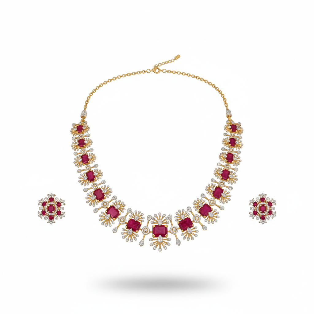 Ruby Love Necklace