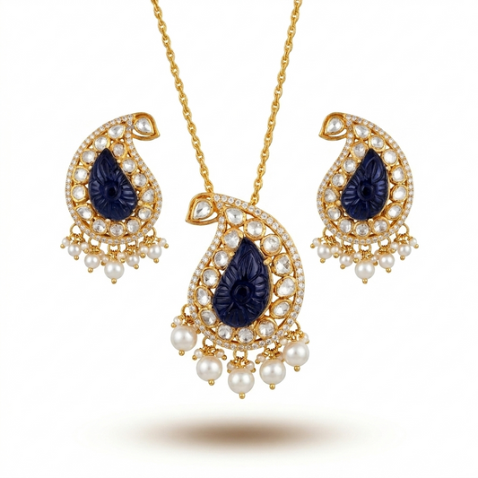 Morpankhi Pendant Set