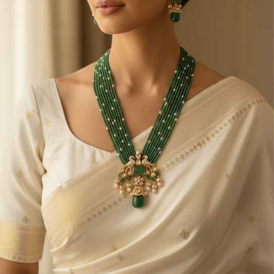 The Mayur Moissanite Necklace