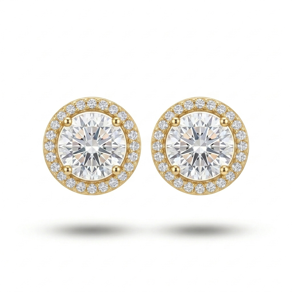 Detachable Earrings - 2 carats
