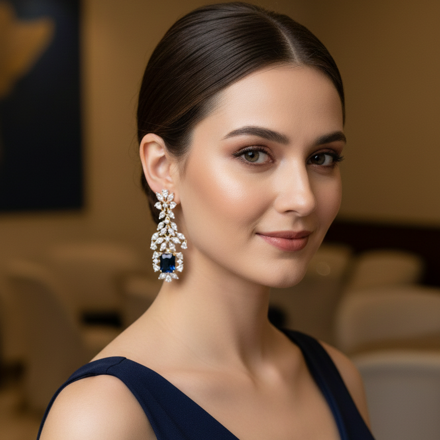 Blue Sapphire Dream Earrings