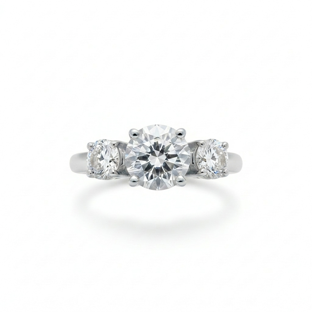 Triplet Diamond Ring