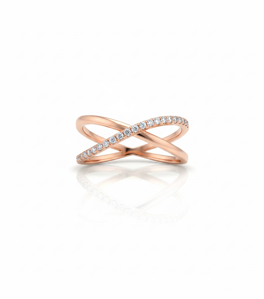 Infinity Studded Ring