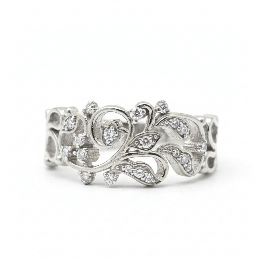 Floral Band Ring