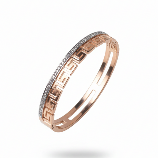 Branded Bracelet with Diamonds