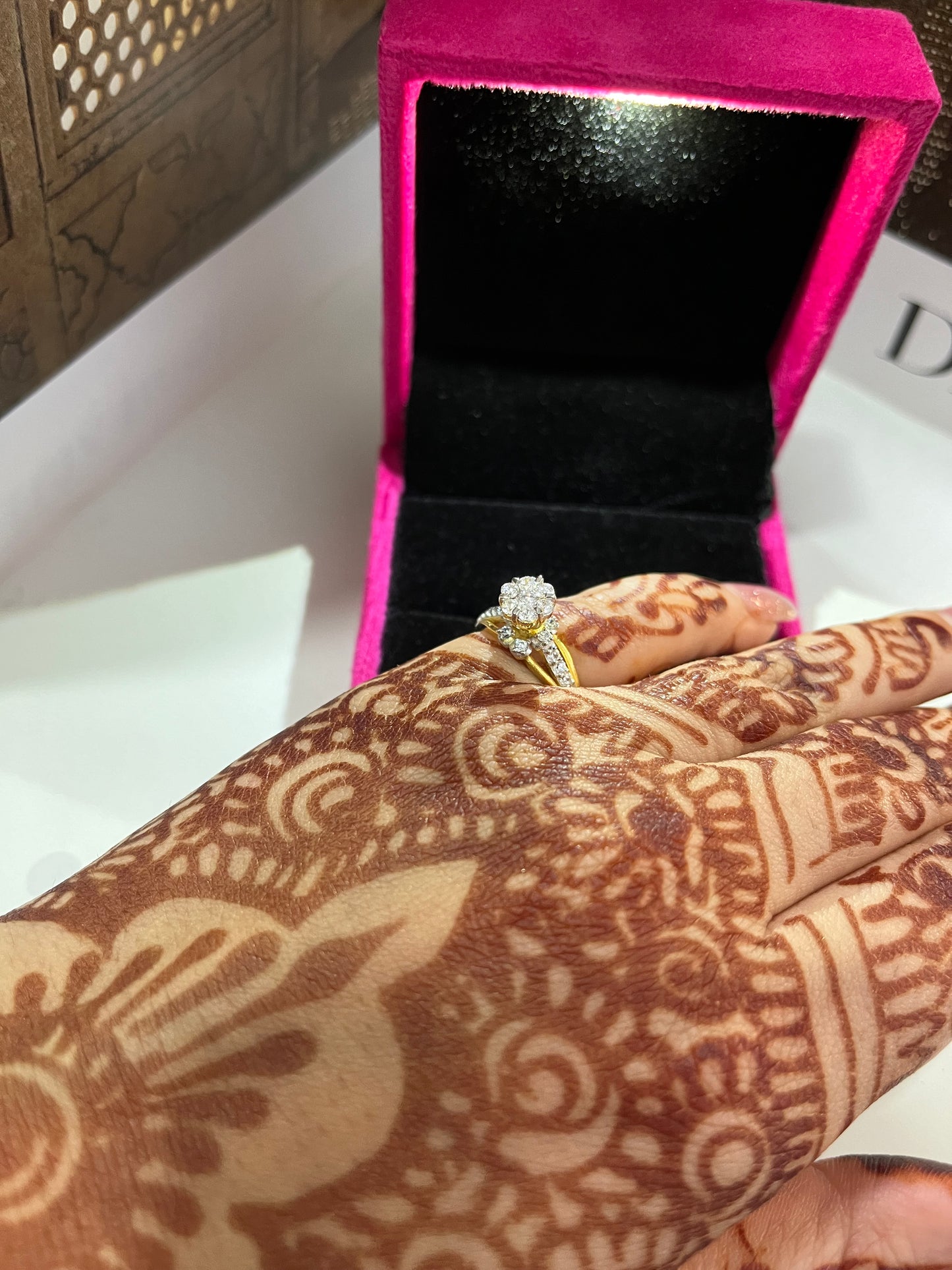 Precious Floral Ring