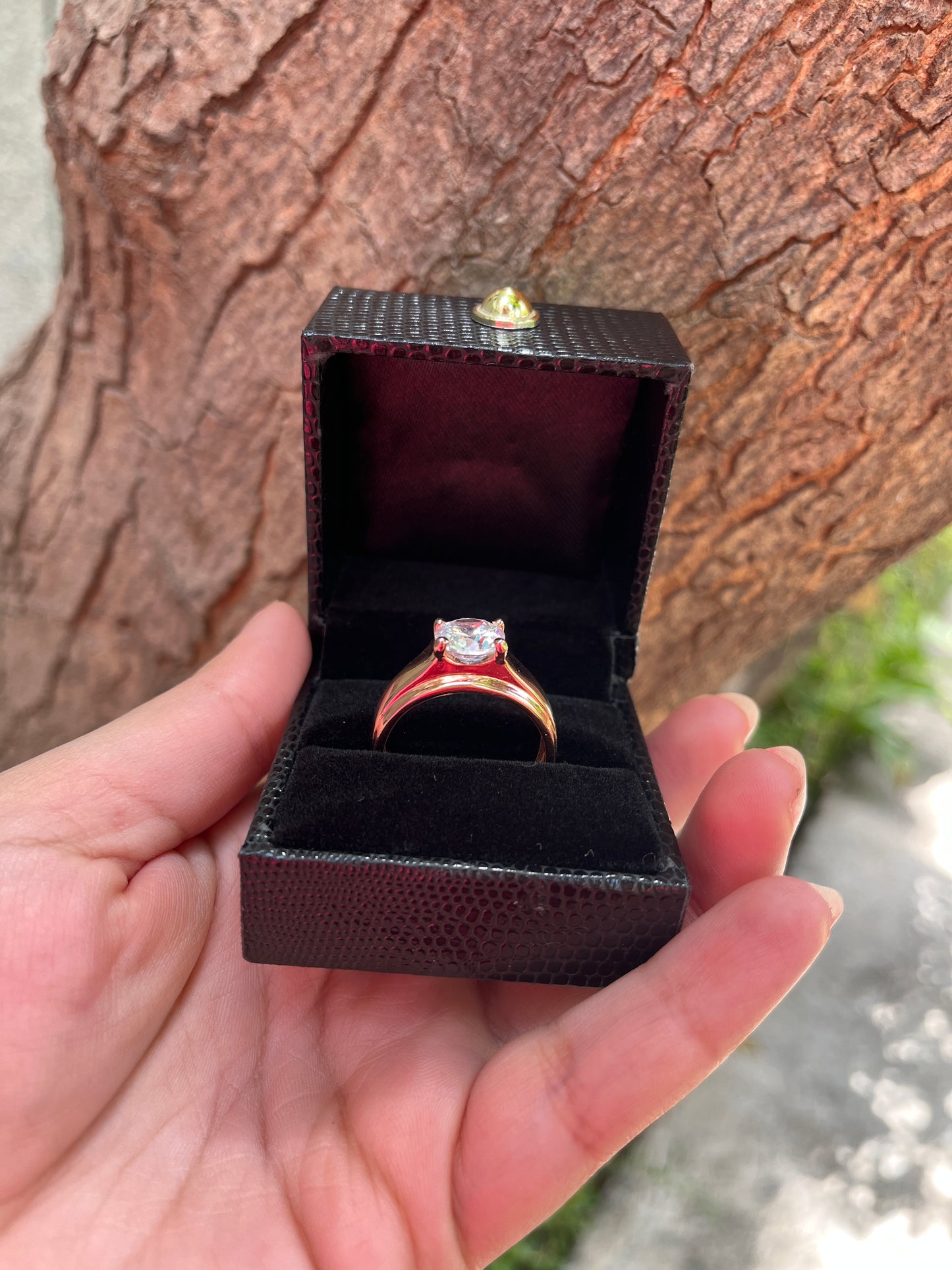 Solitaire Men Ring