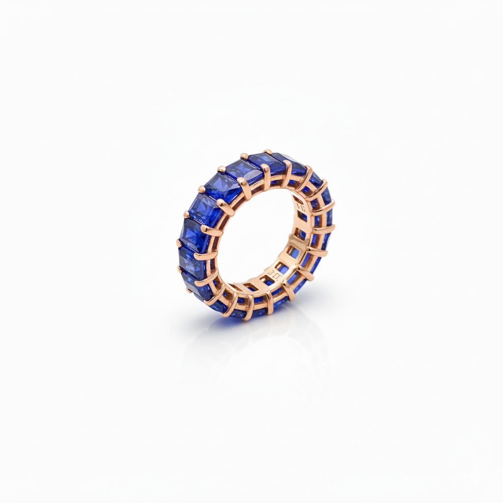 Gemstone Eternity Ring