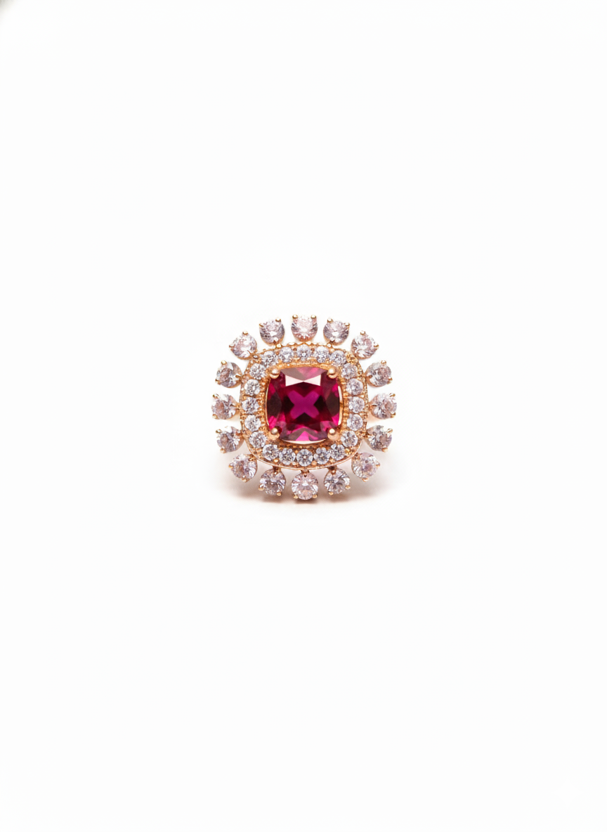 Tulip Diamond Ring