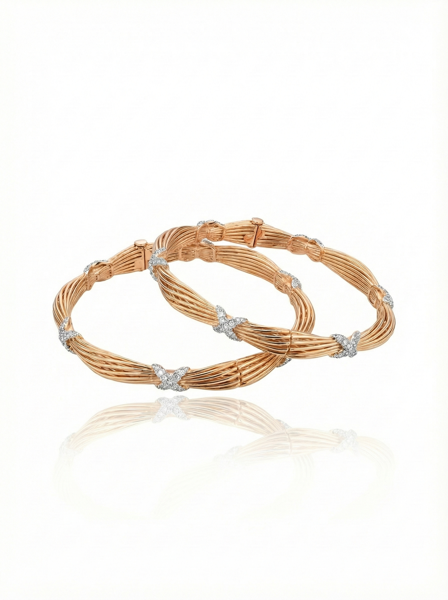 Diamond Wired Bangles