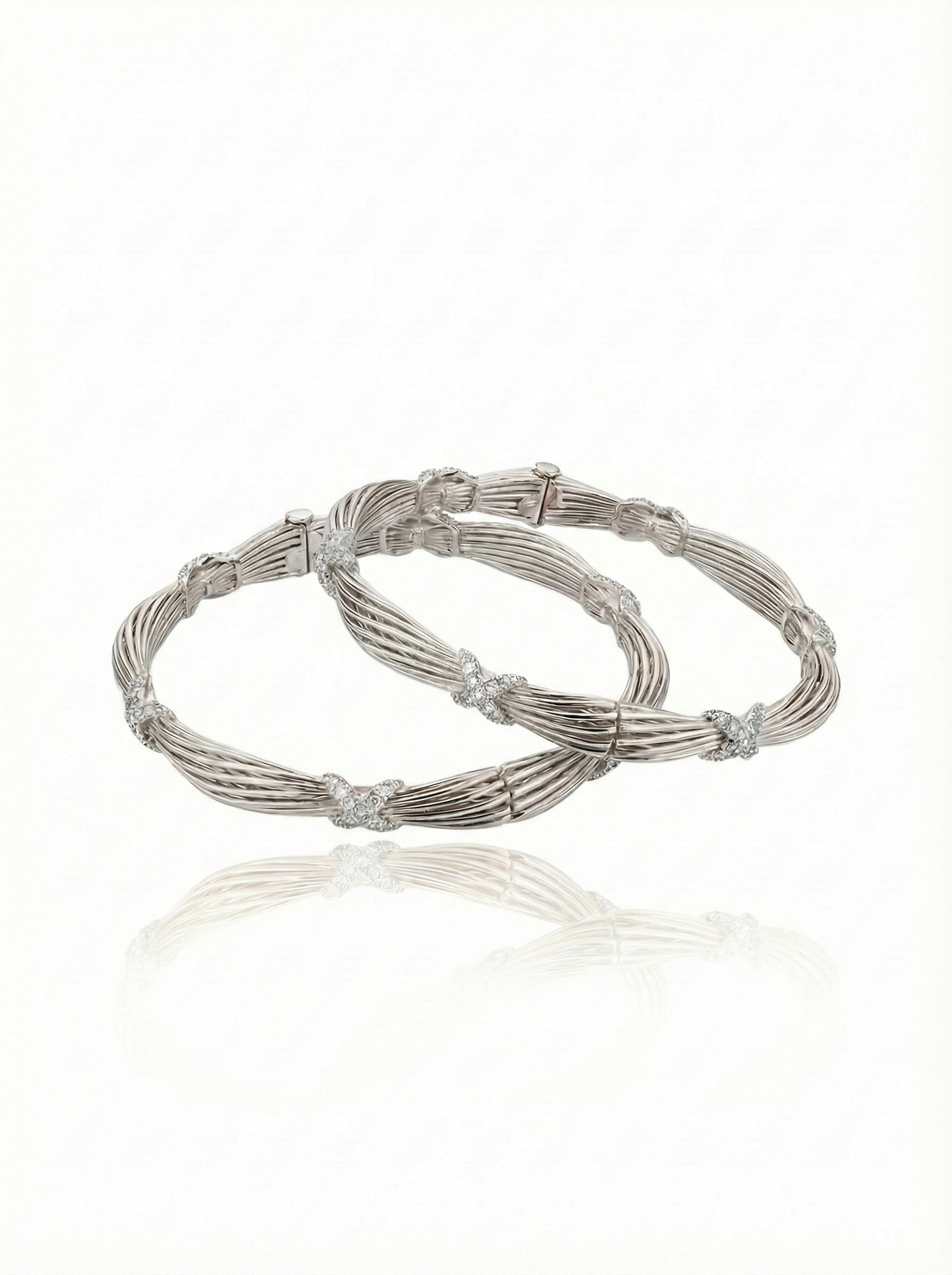 Diamond Wired Bangles