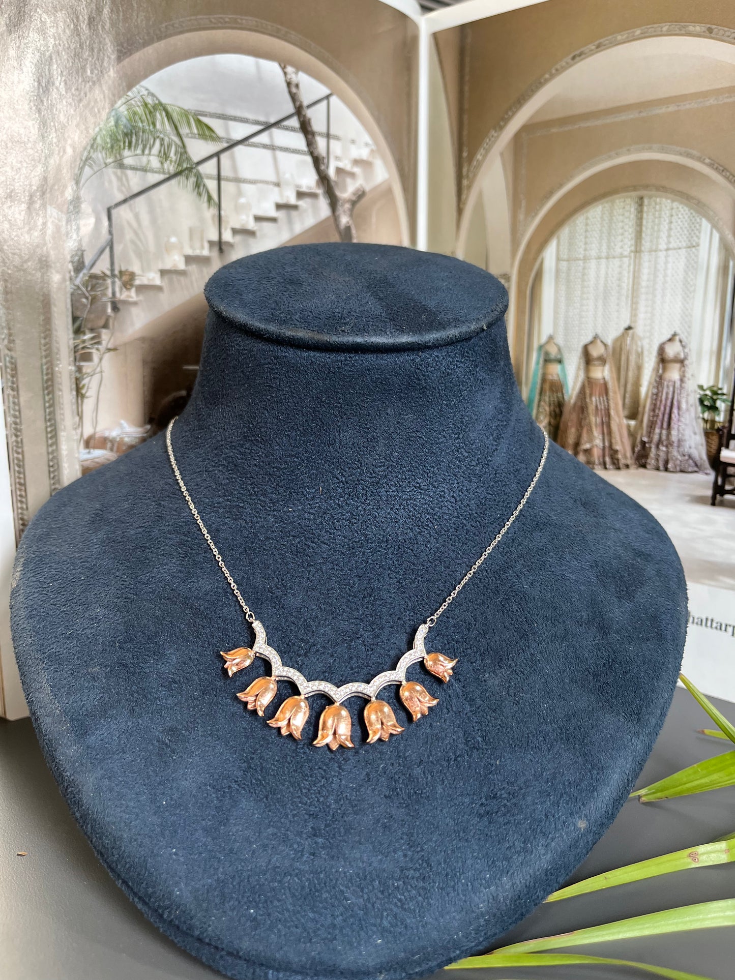 Lotus Pendant Chain
