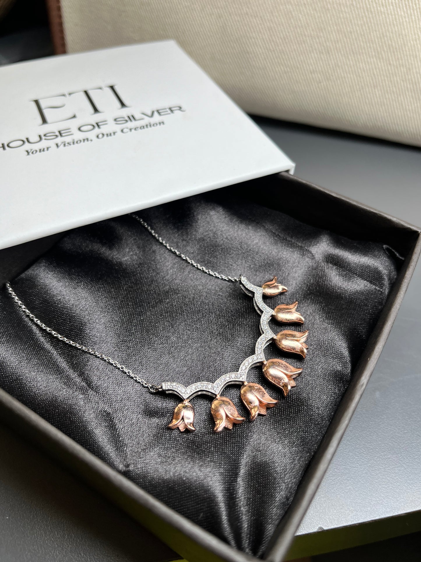 Lotus Pendant Chain