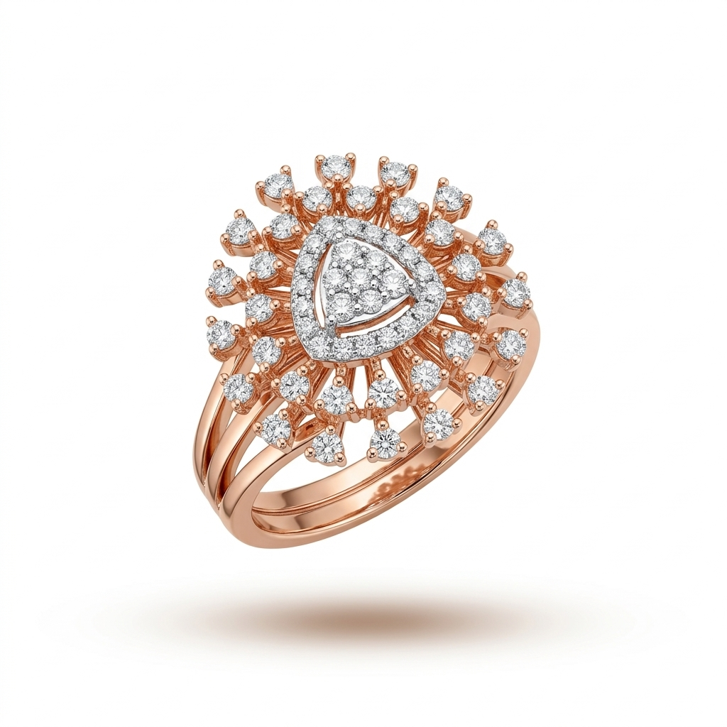 Diamond Trillion Ring